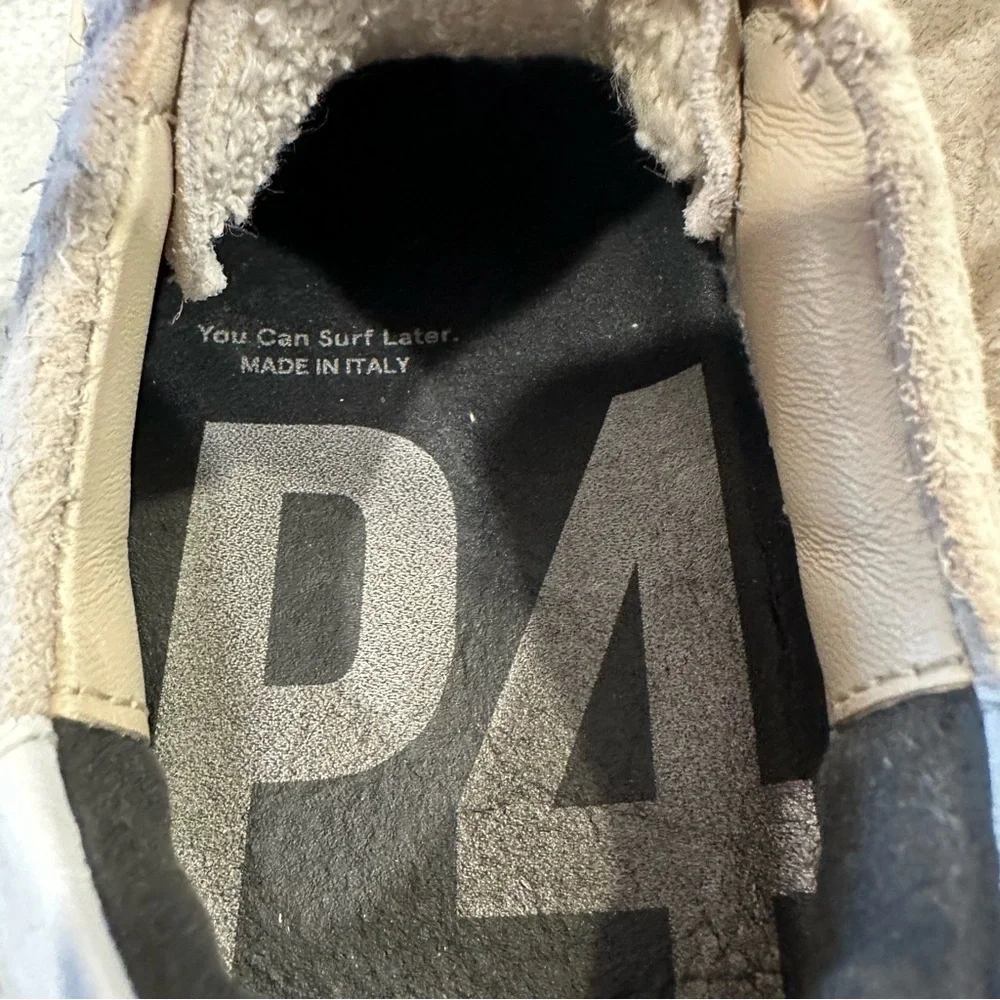 P448 Jack Macrame Sneakers Size 38 7.5 Women’s Shoes White Grey Boho